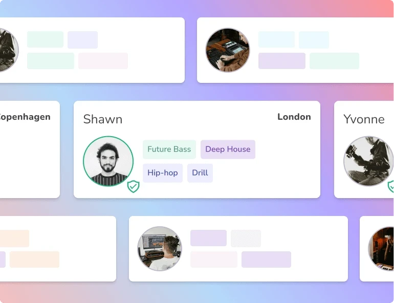 Hitta lediga musiker